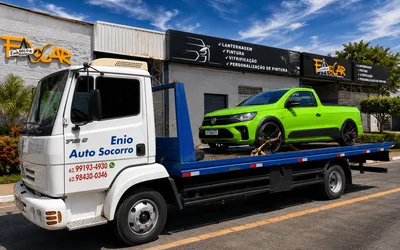 Guincho de carro em plataforma
